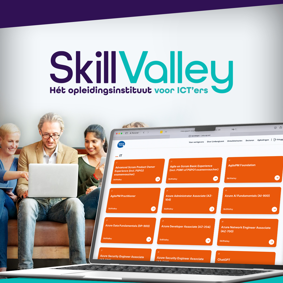 SkillValley-opleidingen nu beschikbaar via LimburgLeert